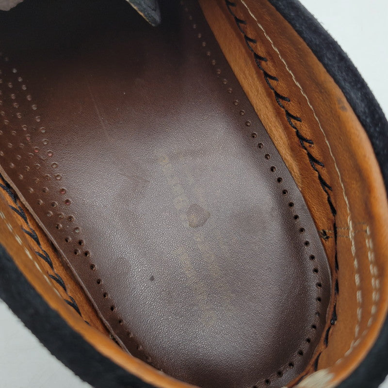 【中古品】【メンズ】 PADMORE & BARNES パドモア&バーンズ WILLOW LOW SUEDE ウィロウ ローカット スエード シューズ 靴 164-260522-as-11-izu サイズ：9 カラー：ブラック 万代Net店