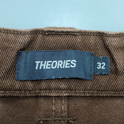 【中古品】【メンズ】 THEORIES セオリーズ PLAZA DENIM PANT プラザ デニム パンツ ボトムス ズボン 153-260522-cs-08-izu サイズ：32 カラー：ブラウン 万代Net店