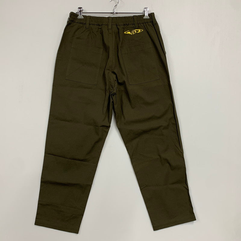 【中古品】【メンズ】 WKND ウィークエンド LOOSIES PANTS ルーシーズ パンツ JALAPENO ハラペーニョ ズボン ボトムス 153-260521-ya-17-izu サイズ：L カラー：カーキ 万代Net店