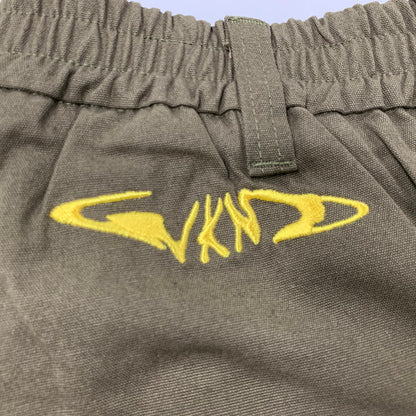 【中古品】【メンズ】 WKND ウィークエンド LOOSIES PANTS ルーシーズ パンツ JALAPENO ハラペーニョ ズボン ボトムス 153-260521-ya-17-izu サイズ：L カラー：カーキ 万代Net店