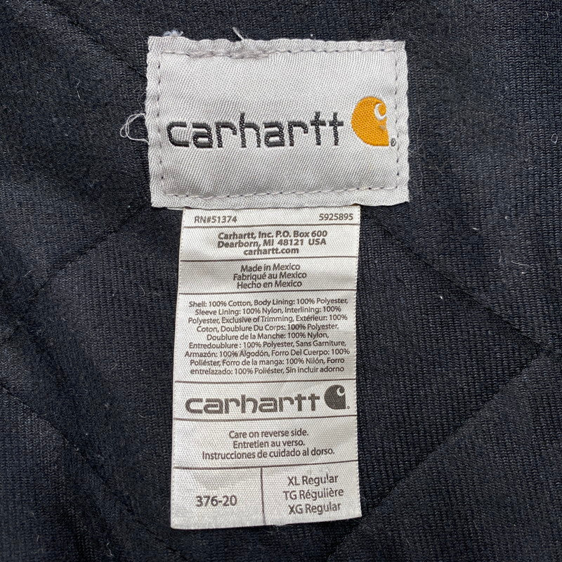 【中古品】【メンズ】 CARHARTT カーハート 376-20 メキシコ製 ACTIVE JACKET アクティブ ジャケット アウター 146-260511-cs-05-izu サイズ：XL カラー：ネイビー 万代Net店