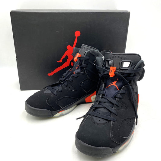 【中古品】【メンズ】 AIR JORDAN 6 RETRO 384664-060 エア ジョーダン 6 レトロ スニーカー シューズ 靴 160-260511-as-26-izu サイズ：26.5cm カラー：BLACK/INFRARED 万代Net店