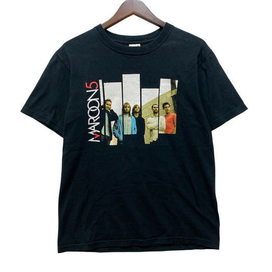 【中古品】【メンズ】 ANVIL アンビル MAROON5 2004 TOUR TEE 半袖 Tシャツ ホンジュラス製 146-260801-as-32-izu サイズ：S カラー：ブラック 万代Net店