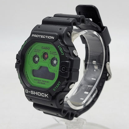 【中古品】【メンズ/レディース】 G-SHOCK ジーショック DIGITAL QUARTZ DW-5900RS デジタルクォーツ 腕時計 196-260522-as-13-izu カラー：ブラック×グリーン 万代Net店