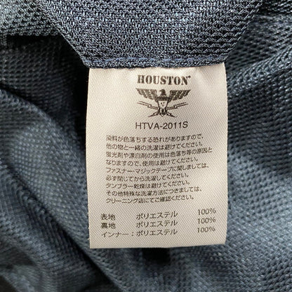 【中古品】【メンズ】 HOUSTON HTVA-2011S MESH RIDING JACKET メッシュ ライディング ジャケット アウター 145-260511-cs-23-izu サイズ：M カラー：ネイビー 万代Net店