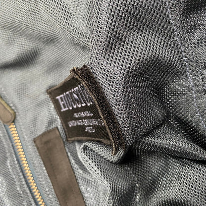 【中古品】【メンズ】 HOUSTON HTVA-2011S MESH RIDING JACKET メッシュ ライディング ジャケット アウター 145-260511-cs-23-izu サイズ：M カラー：ネイビー 万代Net店
