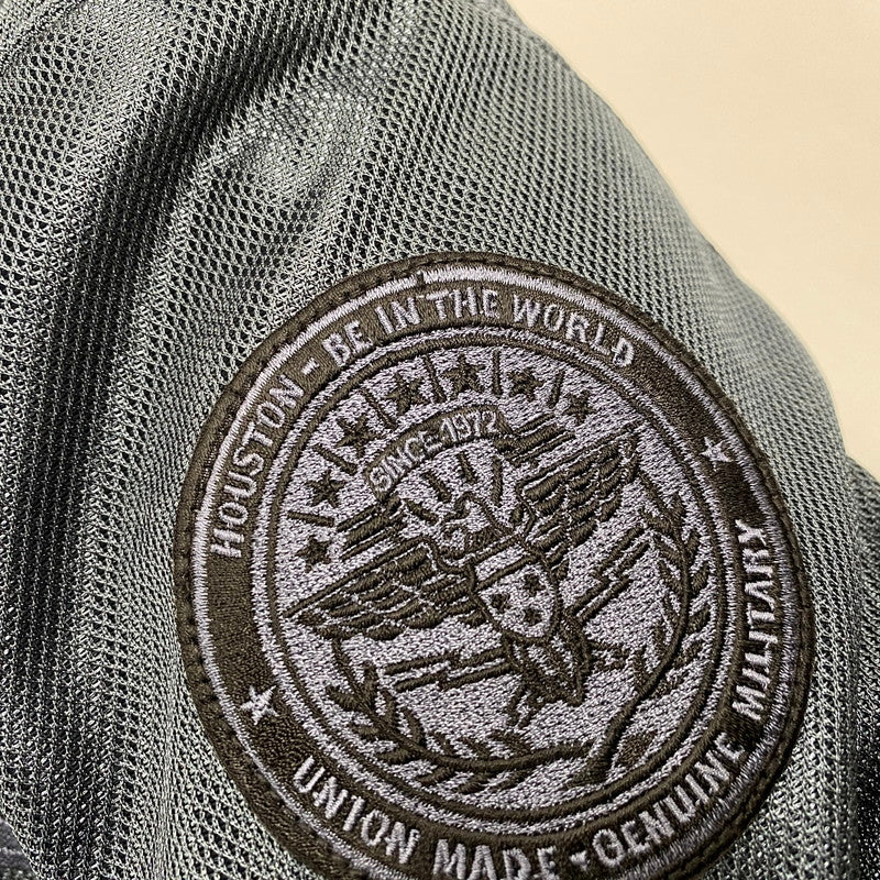 【中古品】【メンズ】 HOUSTON HTVA-2011S MESH RIDING JACKET メッシュ ライディング ジャケット アウター 145-260511-cs-23-izu サイズ：M カラー：ネイビー 万代Net店