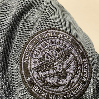 【中古品】【メンズ】 HOUSTON HTVA-2011S MESH RIDING JACKET メッシュ ライディング ジャケット アウター 145-260511-cs-23-izu サイズ：M カラー：ネイビー 万代Net店