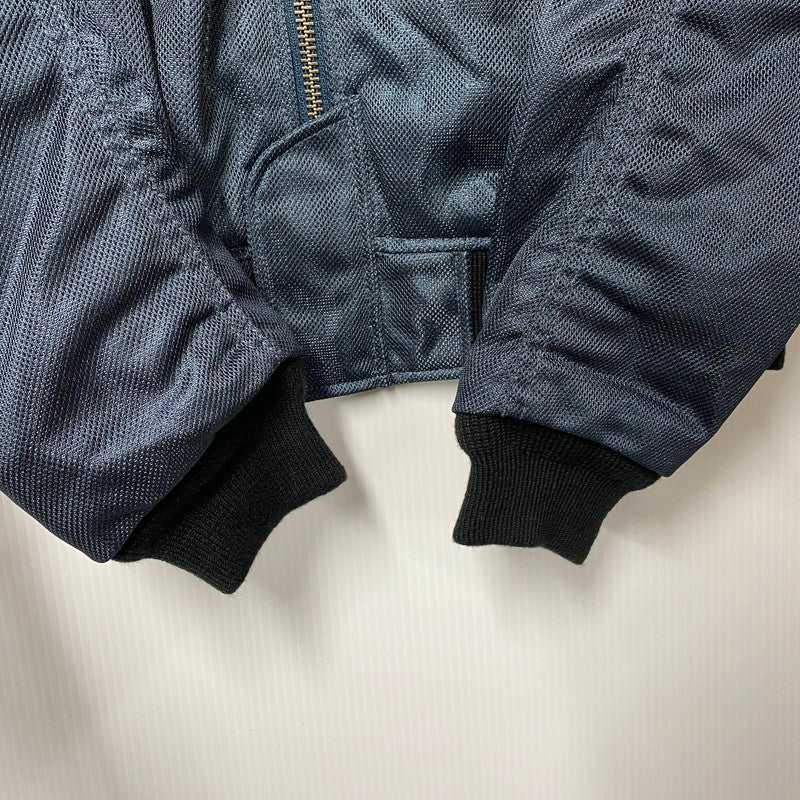 【中古品】【メンズ】 HOUSTON HTVA-2011S MESH RIDING JACKET メッシュ ライディング ジャケット アウター 145-260511-cs-23-izu サイズ：M カラー：ネイビー 万代Net店