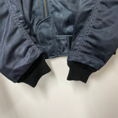 【中古品】【メンズ】 HOUSTON HTVA-2011S MESH RIDING JACKET メッシュ ライディング ジャケット アウター 145-260511-cs-23-izu サイズ：M カラー：ネイビー 万代Net店