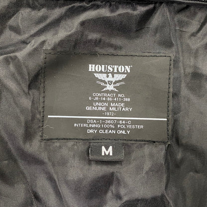 【中古品】【メンズ】 HOUSTON HTVA-2011S MESH RIDING JACKET メッシュ ライディング ジャケット アウター 145-260511-cs-23-izu サイズ：M カラー：ネイビー 万代Net店