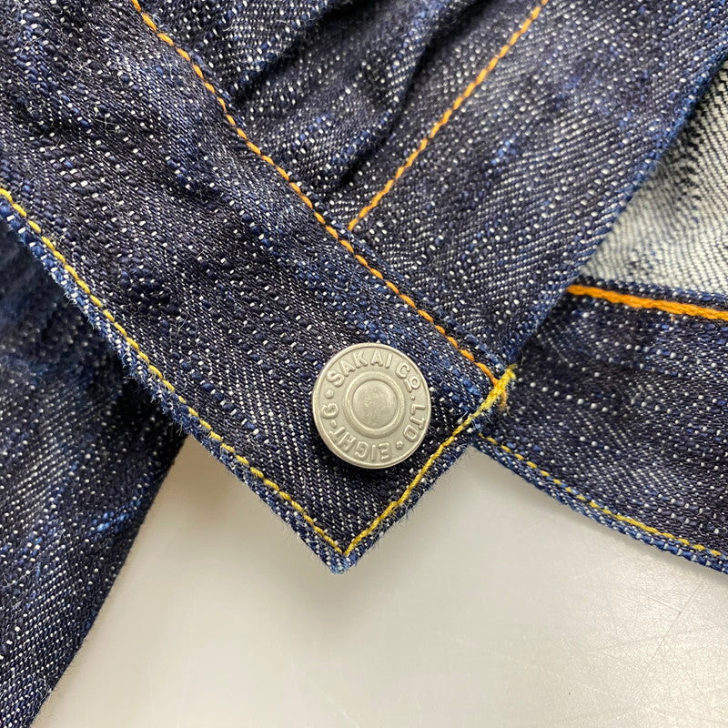 【中古品】【メンズ】 EIGHTG エイトジー 8JK-03 DENIM JACKET 1ST MODEL デニム ジャケット ファースト モデル アウター 145-260511-cs-08-izu サイズ：38 カラー：インディゴ 万代Net店