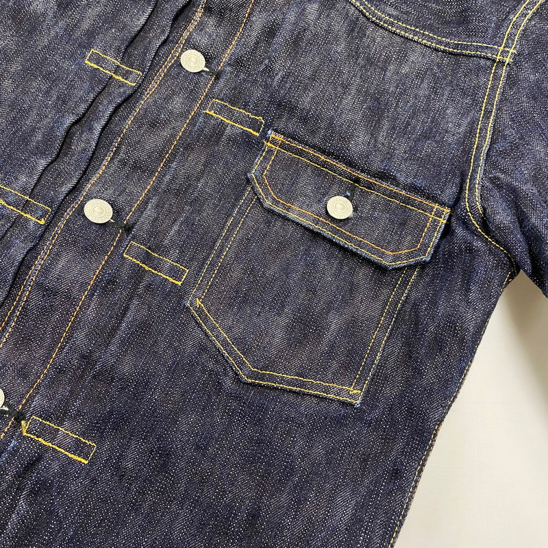 【中古品】【メンズ】 EIGHTG エイトジー 8JK-03 DENIM JACKET 1ST MODEL デニム ジャケット ファースト モデル アウター 145-260511-cs-08-izu サイズ：38 カラー：インディゴ 万代Net店