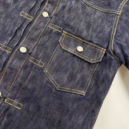 【中古品】【メンズ】 EIGHTG エイトジー 8JK-03 DENIM JACKET 1ST MODEL デニム ジャケット ファースト モデル アウター 145-260511-cs-08-izu サイズ：38 カラー：インディゴ 万代Net店