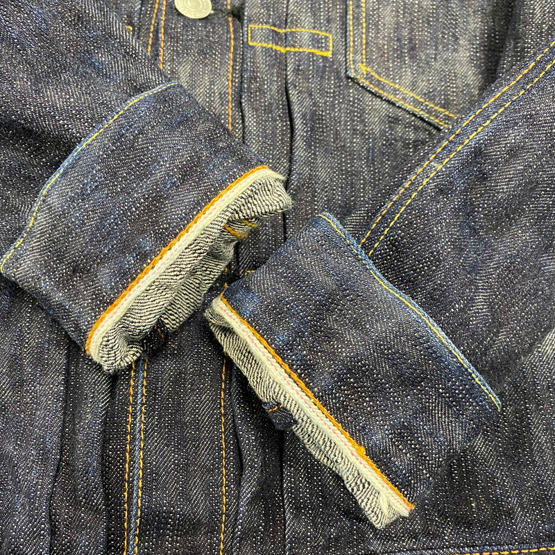 【中古品】【メンズ】 EIGHTG エイトジー 8JK-03 DENIM JACKET 1ST MODEL デニム ジャケット ファースト モデル アウター 145-260511-cs-08-izu サイズ：38 カラー：インディゴ 万代Net店