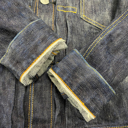 【中古品】【メンズ】 EIGHTG エイトジー 8JK-03 DENIM JACKET 1ST MODEL デニム ジャケット ファースト モデル アウター 145-260511-cs-08-izu サイズ：38 カラー：インディゴ 万代Net店