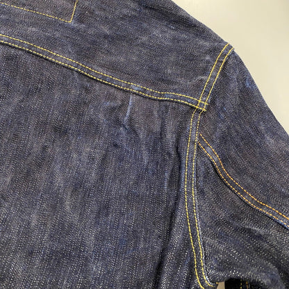 【中古品】【メンズ】 EIGHTG エイトジー 8JK-03 DENIM JACKET 1ST MODEL デニム ジャケット ファースト モデル アウター 145-260511-cs-08-izu サイズ：38 カラー：インディゴ 万代Net店