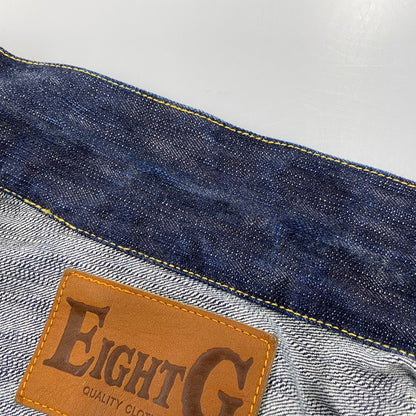 【中古品】【メンズ】 EIGHTG エイトジー 8JK-03 DENIM JACKET 1ST MODEL デニム ジャケット ファースト モデル アウター 145-260511-cs-08-izu サイズ：38 カラー：インディゴ 万代Net店