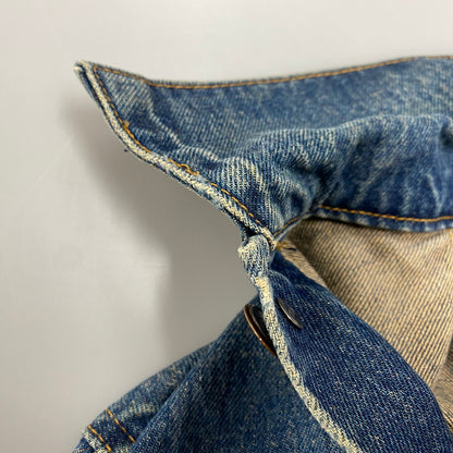 【中古品】【メンズ】 LEVI'S リーバイス 70505 USA製 刻印715 90S DENIM JACKET SMALLE 不均等V デニム ジャケット スモールイー アウター 145-260511-cs-09-izu サイズ：36 カラー：インディゴ 万代Net店