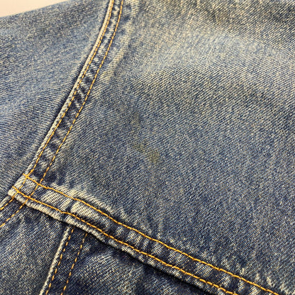 【中古品】【メンズ】 LEVI'S リーバイス 70505 USA製 刻印715 90S DENIM JACKET SMALLE 不均等V デニム ジャケット スモールイー アウター 145-260511-cs-09-izu サイズ：36 カラー：インディゴ 万代Net店