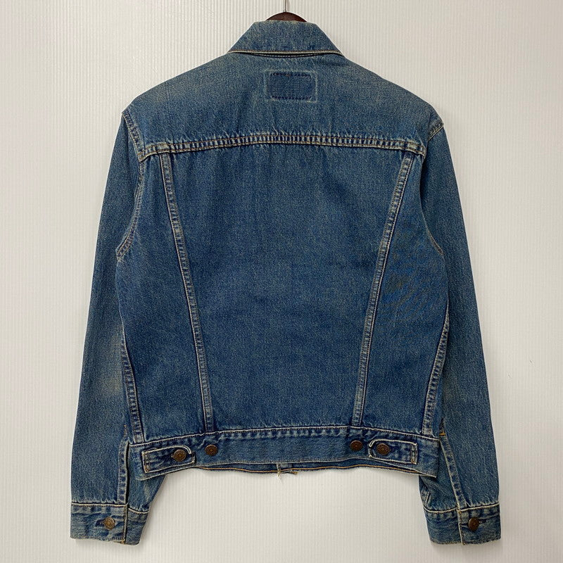 【中古品】【メンズ】 LEVI'S リーバイス 70505 USA製 刻印715 90S DENIM JACKET SMALLE 不均等V デニム ジャケット スモールイー アウター 145-260511-cs-09-izu サイズ：36 カラー：インディゴ 万代Net店