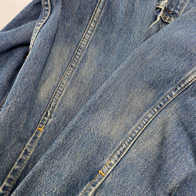 【中古品】【メンズ】 LEVI'S リーバイス 70505 USA製 刻印715 90S DENIM JACKET SMALLE 不均等V デニム ジャケット スモールイー アウター 145-260511-cs-09-izu サイズ：36 カラー：インディゴ 万代Net店