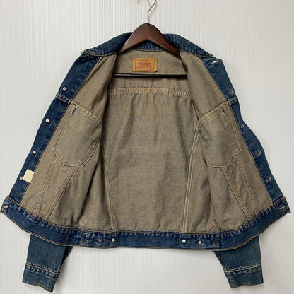 【中古品】【メンズ】 LEVI'S リーバイス 70505 USA製 刻印715 90S DENIM JACKET SMALLE 不均等V デニム ジャケット スモールイー アウター 145-260511-cs-09-izu サイズ：36 カラー：インディゴ 万代Net店