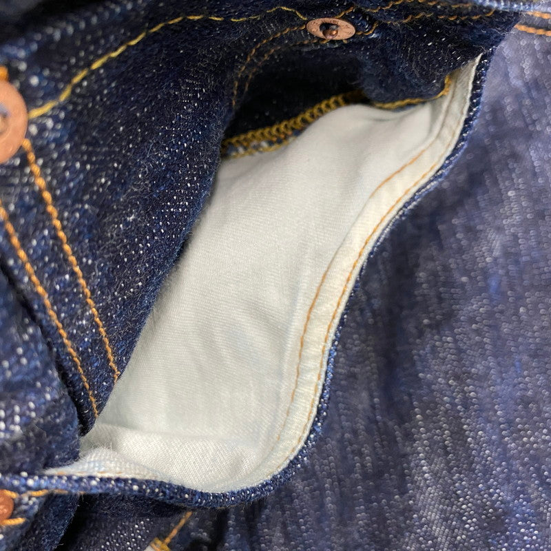 【中古品】【メンズ】 EIGHTG エイトジー BUTTONFLY LOOSE STRAIGHT DENIM ボタンフライ ルーズ ストレート デニム 日本製 パンツ ジーンズ 156-260512-as-04-izu サイズ：30×34 カラー：インディゴ 万代Net店