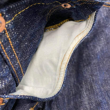 【中古品】【メンズ】 EIGHTG エイトジー BUTTONFLY LOOSE STRAIGHT DENIM ボタンフライ ルーズ ストレート デニム 日本製 パンツ ジーンズ 156-260512-as-04-izu サイズ：30×34 カラー：インディゴ 万代Net店