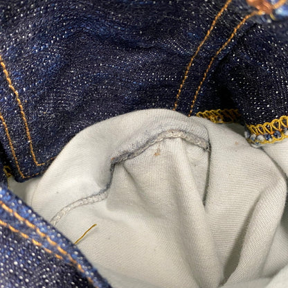 【中古品】【メンズ】 EIGHTG エイトジー BUTTONFLY LOOSE STRAIGHT DENIM ボタンフライ ルーズ ストレート デニム 日本製 パンツ ジーンズ 156-260512-as-04-izu サイズ：30×34 カラー：インディゴ 万代Net店