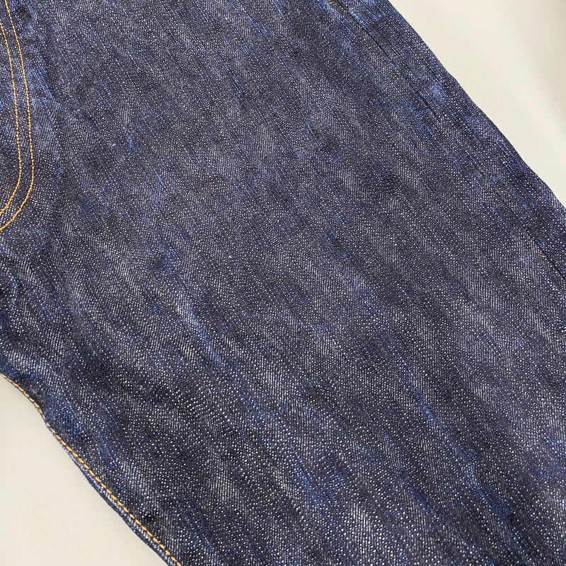 【中古品】【メンズ】 EIGHTG エイトジー BUTTONFLY LOOSE STRAIGHT DENIM ボタンフライ ルーズ ストレート デニム 日本製 パンツ ジーンズ 156-260512-as-04-izu サイズ：30×34 カラー：インディゴ 万代Net店