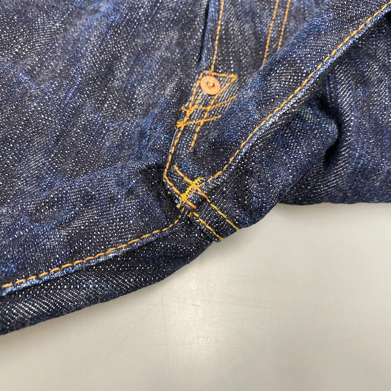 【中古品】【メンズ】 EIGHTG エイトジー BUTTONFLY LOOSE STRAIGHT DENIM ボタンフライ ルーズ ストレート デニム 日本製 パンツ ジーンズ 156-260512-as-04-izu サイズ：30×34 カラー：インディゴ 万代Net店