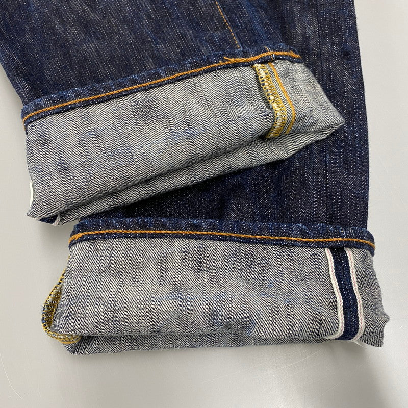 【中古品】【メンズ】 EIGHTG エイトジー BUTTONFLY LOOSE STRAIGHT DENIM ボタンフライ ルーズ ストレート デニム 日本製 パンツ ジーンズ 156-260512-as-04-izu サイズ：30×34 カラー：インディゴ 万代Net店