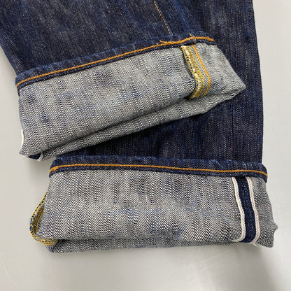 【中古品】【メンズ】 EIGHTG エイトジー BUTTONFLY LOOSE STRAIGHT DENIM ボタンフライ ルーズ ストレート デニム 日本製 パンツ ジーンズ 156-260512-as-04-izu サイズ：30×34 カラー：インディゴ 万代Net店