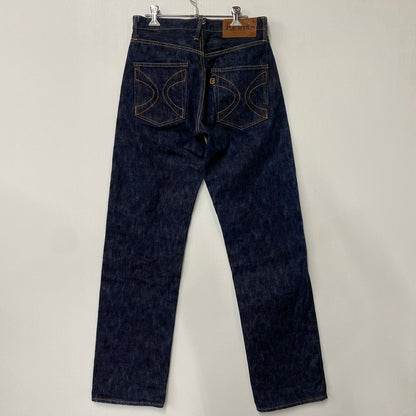 【中古品】【メンズ】 EIGHTG エイトジー BUTTONFLY LOOSE STRAIGHT DENIM ボタンフライ ルーズ ストレート デニム 日本製 パンツ ジーンズ 156-260512-as-04-izu サイズ：30×34 カラー：インディゴ 万代Net店