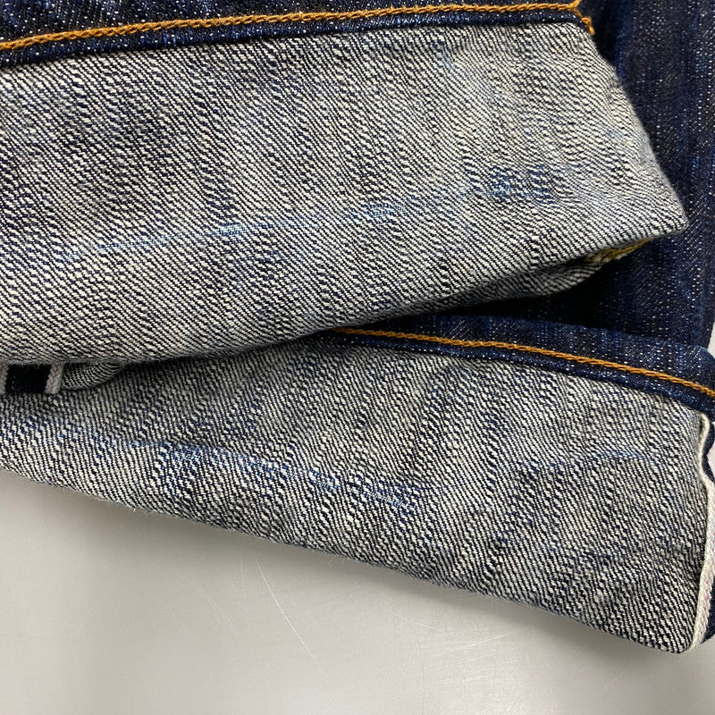 【中古品】【メンズ】 EIGHTG エイトジー BUTTONFLY LOOSE STRAIGHT DENIM ボタンフライ ルーズ ストレート デニム 日本製 パンツ ジーンズ 156-260512-as-04-izu サイズ：30×34 カラー：インディゴ 万代Net店
