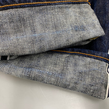 【中古品】【メンズ】 EIGHTG エイトジー BUTTONFLY LOOSE STRAIGHT DENIM ボタンフライ ルーズ ストレート デニム 日本製 パンツ ジーンズ 156-260512-as-04-izu サイズ：30×34 カラー：インディゴ 万代Net店
