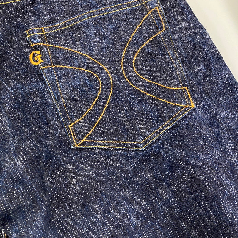 【中古品】【メンズ】 EIGHTG エイトジー BUTTONFLY LOOSE STRAIGHT DENIM ボタンフライ ルーズ ストレート デニム 日本製 パンツ ジーンズ 156-260512-as-04-izu サイズ：30×34 カラー：インディゴ 万代Net店