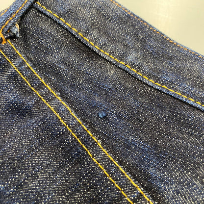 【中古品】【メンズ】 EIGHTG エイトジー BUTTONFLY LOOSE STRAIGHT DENIM ボタンフライ ルーズ ストレート デニム 日本製 パンツ ジーンズ 156-260512-as-04-izu サイズ：30×34 カラー：インディゴ 万代Net店