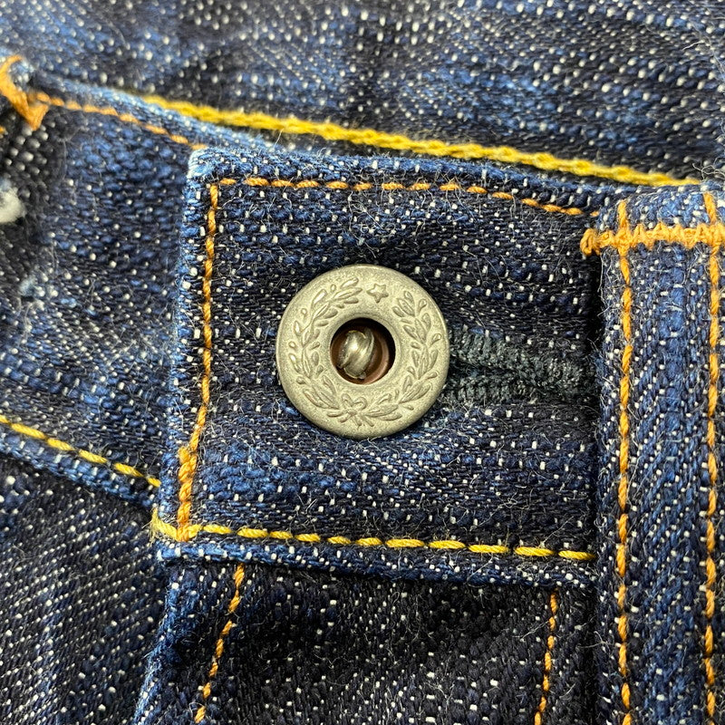 【中古品】【メンズ】 EIGHTG エイトジー BUTTONFLY LOOSE STRAIGHT DENIM ボタンフライ ルーズ ストレート デニム 日本製 パンツ ジーンズ 156-260512-as-04-izu サイズ：30×34 カラー：インディゴ 万代Net店