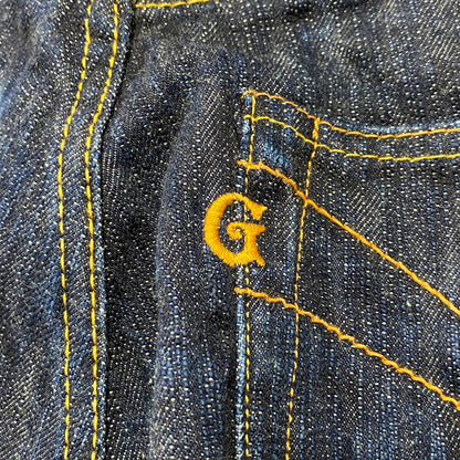 【中古品】【メンズ】 EIGHTG エイトジー BUTTONFLY LOOSE STRAIGHT DENIM ボタンフライ ルーズ ストレート デニム 日本製 パンツ ジーンズ 156-260512-as-04-izu サイズ：30×34 カラー：インディゴ 万代Net店
