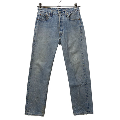 【現状渡し品】【メンズ】 LEVI’S リーバイス USA製 刻印544 97年製造 不均等Ｖ 90’S BUTTONFLY DENIM PANTS ボタンフライ デニム パンツ ズボン ボトムス 157-260720-ya-03-izu サイズ：30×34 カラー：ライトインディゴ 万代Net店