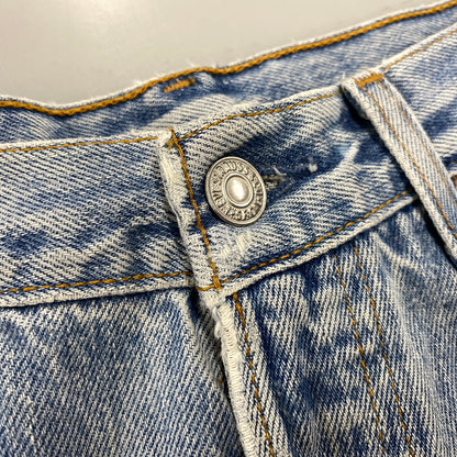 【現状渡し品】【メンズ】 LEVI’S リーバイス USA製 刻印544 97年製造 不均等Ｖ 90’S BUTTONFLY DENIM PANTS ボタンフライ デニム パンツ ズボン ボトムス 157-260720-ya-03-izu サイズ：30×34 カラー：ライトインディゴ 万代Net店