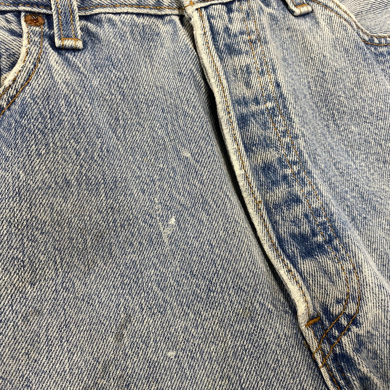 【現状渡し品】【メンズ】 LEVI’S リーバイス USA製 刻印544 97年製造 不均等Ｖ 90’S BUTTONFLY DENIM PANTS ボタンフライ デニム パンツ ズボン ボトムス 157-260720-ya-03-izu サイズ：30×34 カラー：ライトインディゴ 万代Net店