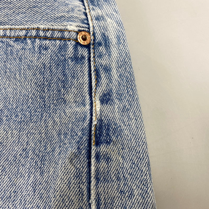 【現状渡し品】【メンズ】 LEVI’S リーバイス USA製 刻印544 97年製造 不均等Ｖ 90’S BUTTONFLY DENIM PANTS ボタンフライ デニム パンツ ズボン ボトムス 157-260720-ya-03-izu サイズ：30×34 カラー：ライトインディゴ 万代Net店