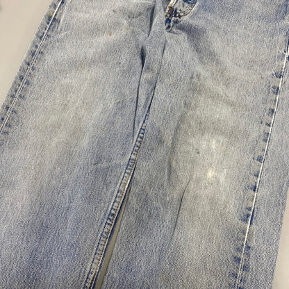 【現状渡し品】【メンズ】 LEVI’S リーバイス USA製 刻印544 97年製造 不均等Ｖ 90’S BUTTONFLY DENIM PANTS ボタンフライ デニム パンツ ズボン ボトムス 157-260720-ya-03-izu サイズ：30×34 カラー：ライトインディゴ 万代Net店