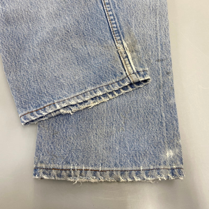 【現状渡し品】【メンズ】 LEVI’S リーバイス USA製 刻印544 97年製造 不均等Ｖ 90’S BUTTONFLY DENIM PANTS ボタンフライ デニム パンツ ズボン ボトムス 157-260720-ya-03-izu サイズ：30×34 カラー：ライトインディゴ 万代Net店