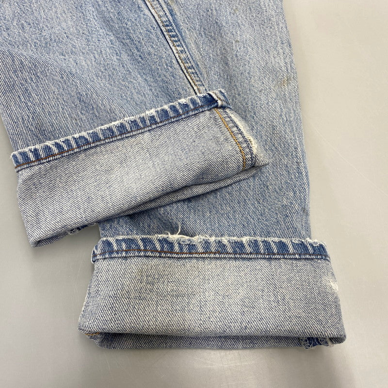 【現状渡し品】【メンズ】 LEVI’S リーバイス USA製 刻印544 97年製造 不均等Ｖ 90’S BUTTONFLY DENIM PANTS ボタンフライ デニム パンツ ズボン ボトムス 157-260720-ya-03-izu サイズ：30×34 カラー：ライトインディゴ 万代Net店