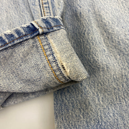 【現状渡し品】【メンズ】 LEVI’S リーバイス USA製 刻印544 97年製造 不均等Ｖ 90’S BUTTONFLY DENIM PANTS ボタンフライ デニム パンツ ズボン ボトムス 157-260720-ya-03-izu サイズ：30×34 カラー：ライトインディゴ 万代Net店