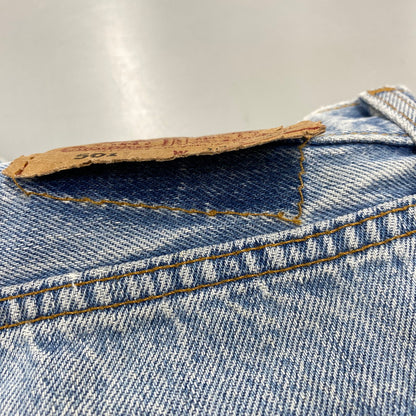 【現状渡し品】【メンズ】 LEVI’S リーバイス USA製 刻印544 97年製造 不均等Ｖ 90’S BUTTONFLY DENIM PANTS ボタンフライ デニム パンツ ズボン ボトムス 157-260720-ya-03-izu サイズ：30×34 カラー：ライトインディゴ 万代Net店